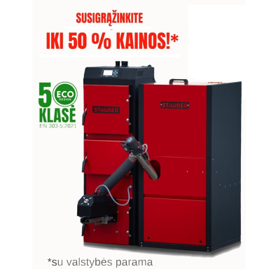 Granulinis katilas Stauber DUO Pellet 25kW Granulinis katilas Stauber DUO Pellet 25kW