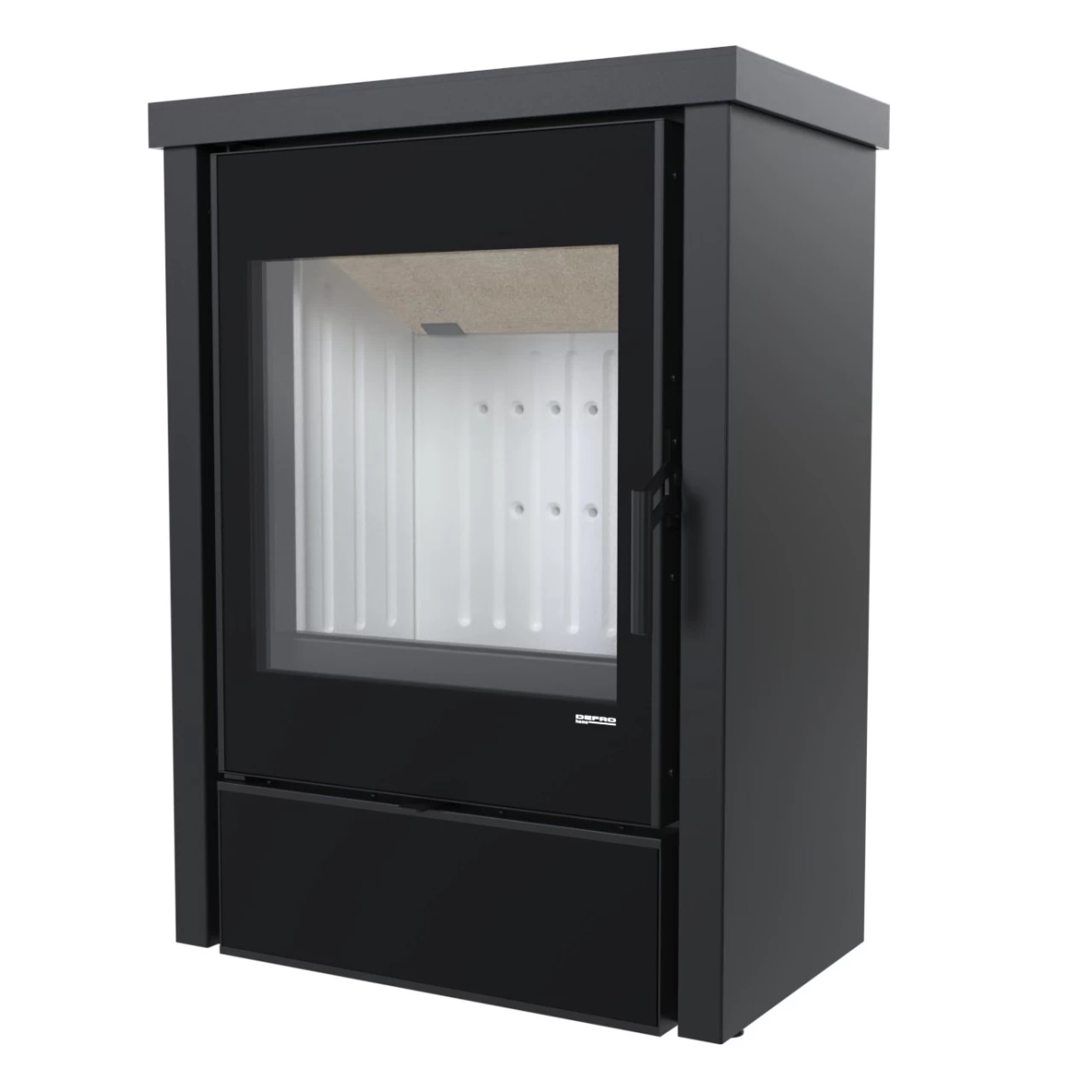 Plieninė krosnelė Defro Home Della 9,8kW