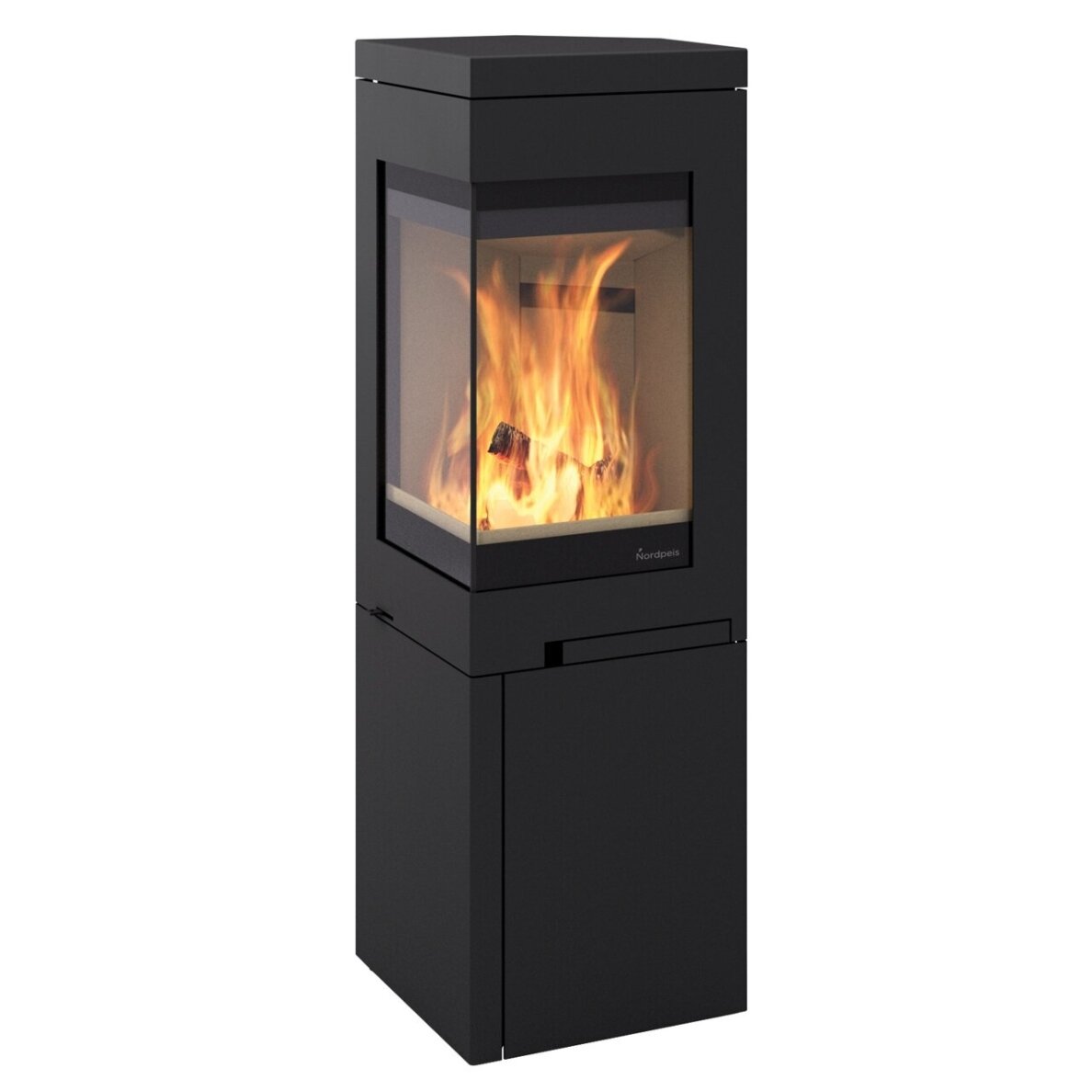 Plieninė krosnelė Nordpeis Quadro 2 Basic 6kW Plieninė krosnelė Nordpeis Quadro 2 Basic 6kW
