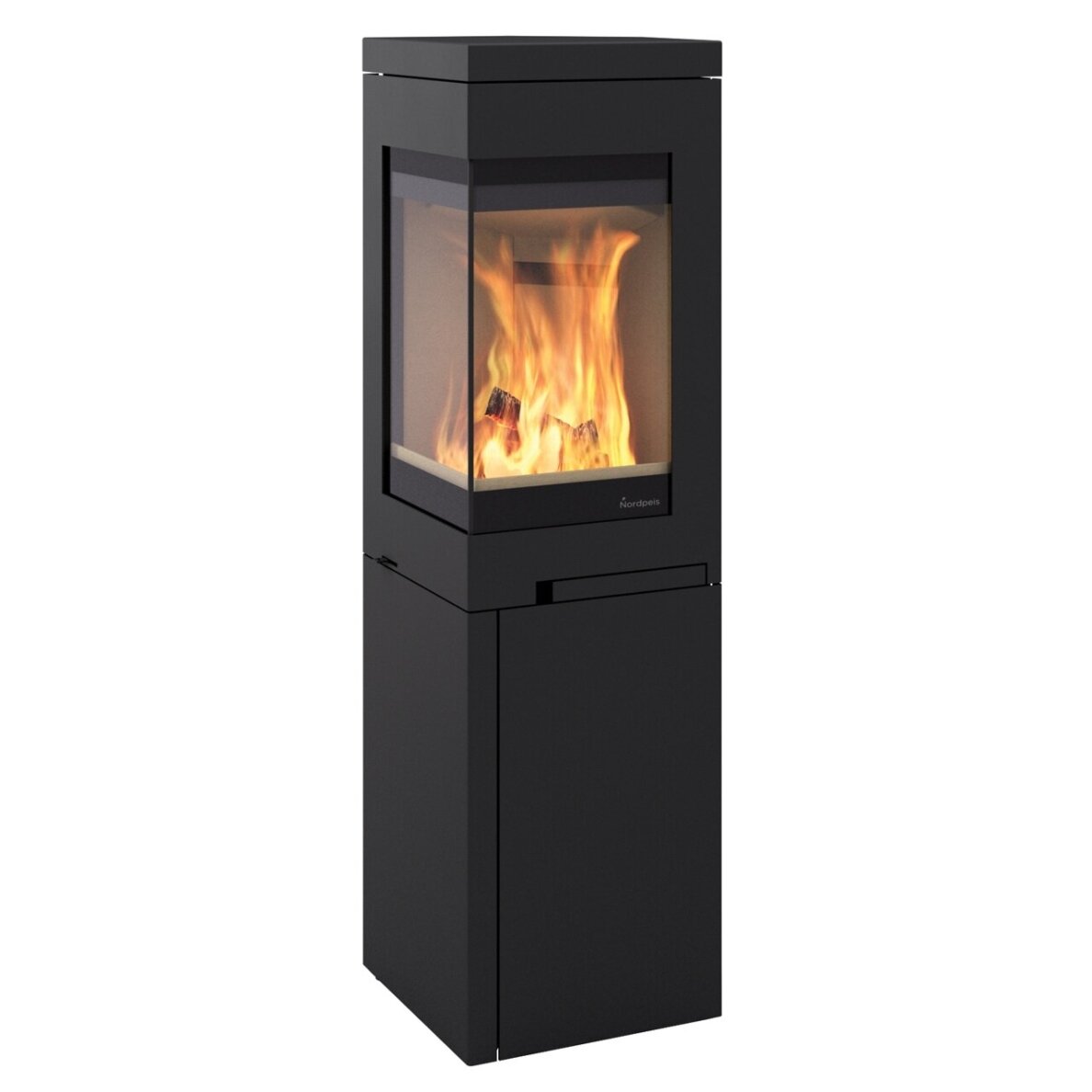 Plieninė krosnelė Nordpeis Quadro 3 Basic 6kW