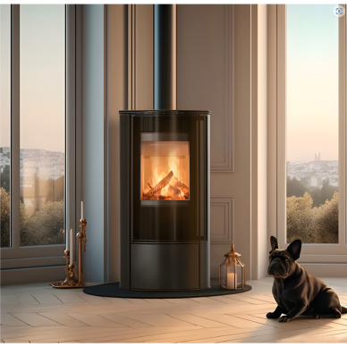 Plieninė krosnelė Kratki Erik 5,5kW 2
