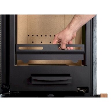 Plieninė krosnelė Lacunza Vela Serpentino 7kW 2 Plieninė krosnelė Lacunza Vela Serpentino 7kW 2