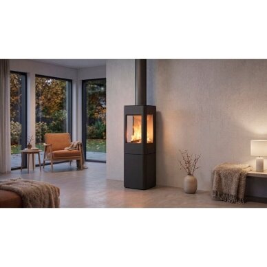 Plieninė krosnelė Nordpeis YoU Steel 7,3kW 1