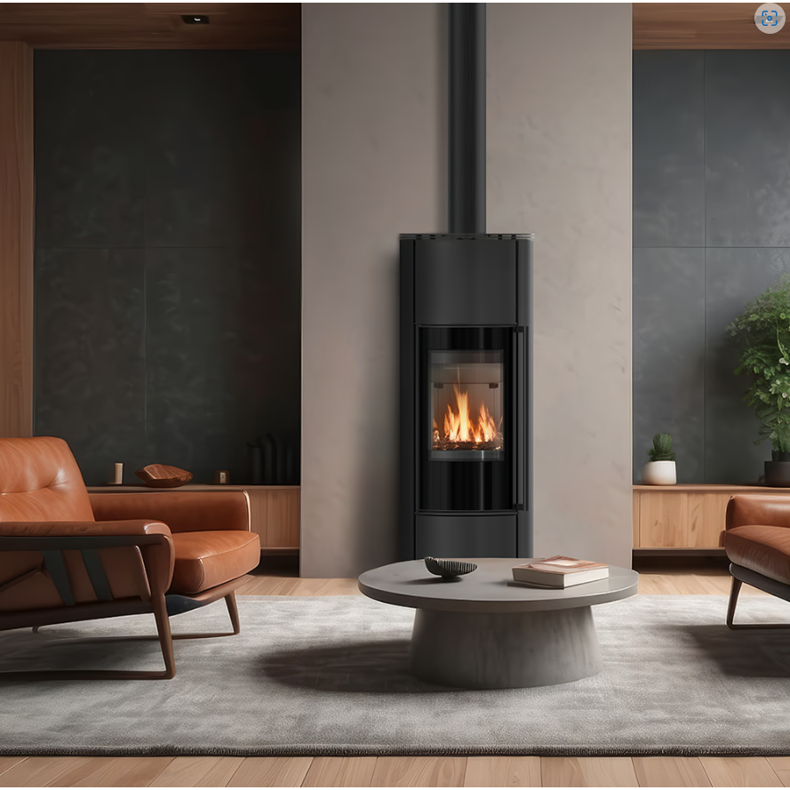Plieninė krosnelė Kratki Erik W 5,5kW 1 Plieninė krosnelė Kratki Erik W 5,5kW 1