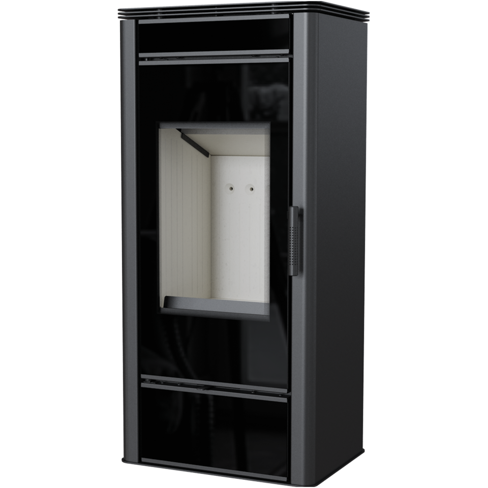 Plieninė krosnelė Kratki Titan Glass 11kW 2