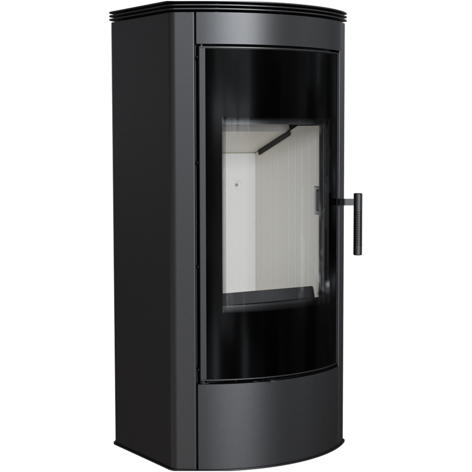 Plieninė krosnelė Kratki Titan Glass Panorama 11kW