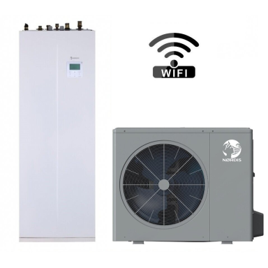 Šilumos siurblys oras/vanduo Nordis Optimus Pro Split HOP10W / HOP100/190IDU3 10,0/10,0kW, trifazis Šilumos siurblys oras/vanduo Nordis Optimus Pro Split HOP10W / HOP100/190IDU3 10,0/10,0kW, trifazis