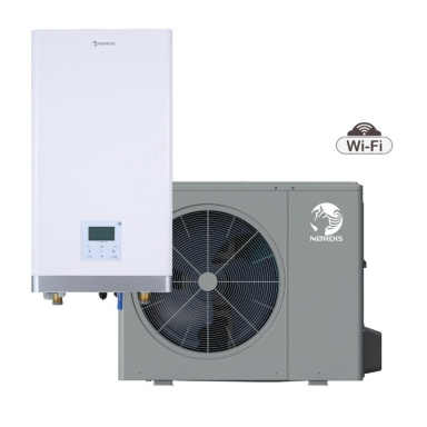 Šilumos siurblys oras/vanduo Nordis Optimus Pro Split HOP8W / HOP100W 8,3/8,4kW, trifazis Šilumos siurblys oras/vanduo Nordis Optimus Pro Split HOP8W / HOP100W 8,3/8,4kW, trifazis