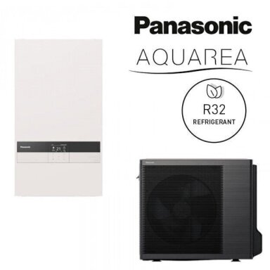 Šilumos siurblys oras/vanduo Panasonic Aquarea Bi-bloc K kartos WH-SDC0309K3E5 / WH-UDZ09KE5 9,0kW Šilumos siurblys oras/vanduo Panasonic Aquarea Bi-bloc K kartos WH-SDC0309K3E5 / WH-UDZ09KE5 9,0kW