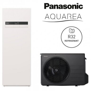 Šilumos siurblys oras/vanduo Panasonic Aquarea "Viskas viename" K kartos WH-ADC0309K3AN / WH-UDZ03KE5 3,2kW Šilumos siurblys oras/vanduo Panasonic Aquarea "Viskas viename" K kartos WH-ADC0309K3AN / WH-UDZ03KE5 3,2kW