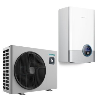 Šilumos siurblys oras/vanduo Hisense Hi-Therma Split AHW-160HCDS1 + AHM-160HCDSAA 16.0/13.0kW